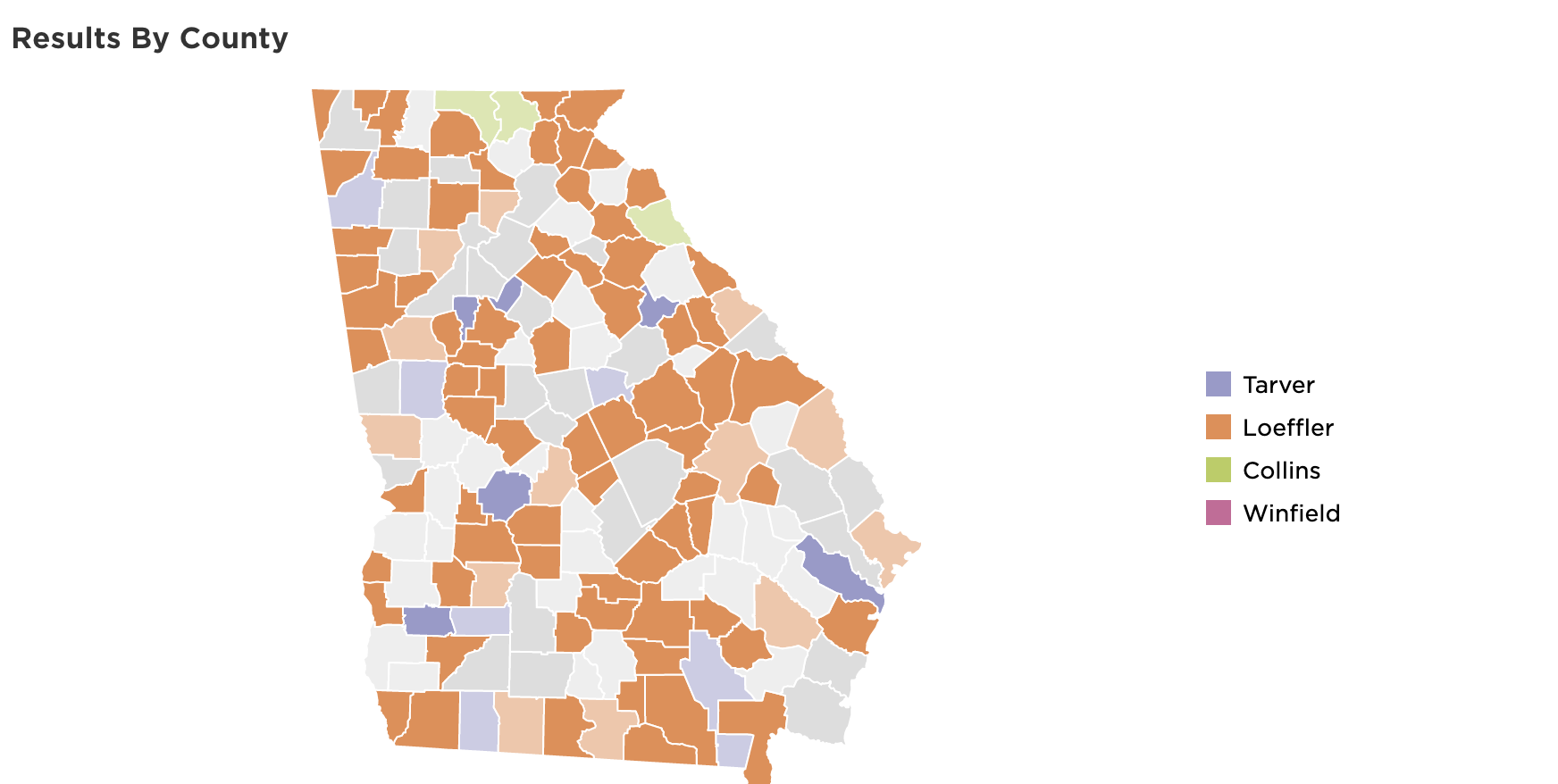 Georgia Senate map